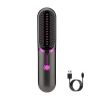 Hair Straightener Brush Fast Heating Cordless Curling Comb For Travel Portable Anti-Frizz Styling Straightener For Salon Home