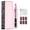 Makartt Cordless Nail Drill 35000RPM Rechargeable Electric Nail File ELLSEE Portable E Filer, Professional Manicure Kit