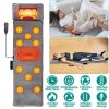 Full Body Massage Mat with Heat 10 Neck Shiatsu Kneading Massage Heads, Multifunctional Electric Heated Massage Chair Back Pad for Back Lumbar Leg Pai