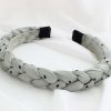 Light Green Sponge Twist Braided Heandband Women Dots Thick Headband Hair Accessories Hair Band