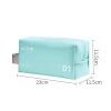 Portable Travel Cosmetic Bag, Cute Makeup Pouches, PU Leather Waterproof Toiletry Bags,anti-fruit Jelly Beach Bag Ins Style Cosmetic Storage Bag Porta