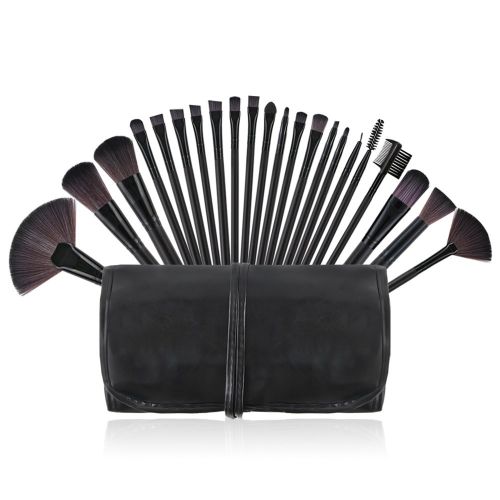 Kaizm 22Pcs Makeup Brush Foundation Eyeshadow Brush Beauty Brush Cosmetic Bag Maquiagem Eyebrow lipstick Make Up Brushes