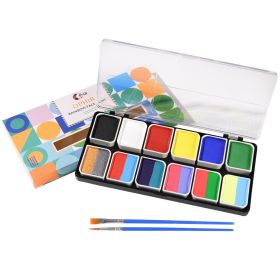 OPHIR Rainbow Face Paint Multicolor Series Temporary Body Paint Art 144g/5.14oz Children Makeup Painting Pigment RT012 (Color: RT012C)