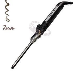 Men's Hair Curler Ceramic 7mm Hair Curling Wand Small Hair Deep Curly Hair Curlers Rollers Curling Iron Rotating 360 Degree (Color: Box, Plug standard: us)