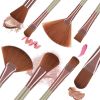 Kaizm 22Pcs Makeup Brush Foundation Eyeshadow Brush Beauty Brush Cosmetic Bag Maquiagem Eyebrow lipstick Make Up Brushes