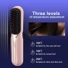 Cordless Hair Straightener Comb Electric Hot Comb Household Straight Negative Ion Anti-Scalding Styling Tool Straightening Brush