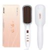 Hair Straightener Brush Heating Straightening Comb Men Quick Beard Straightener Brush Beard Comb Styling Iron Smoothing Comb