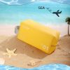 Portable Travel Cosmetic Bag, Cute Makeup Pouches, PU Leather Waterproof Toiletry Bags,anti-fruit Jelly Beach Bag Ins Style Cosmetic Storage Bag Porta